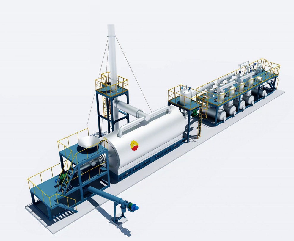 Sludge and oil sludge soil remediation pyrolysis equipment