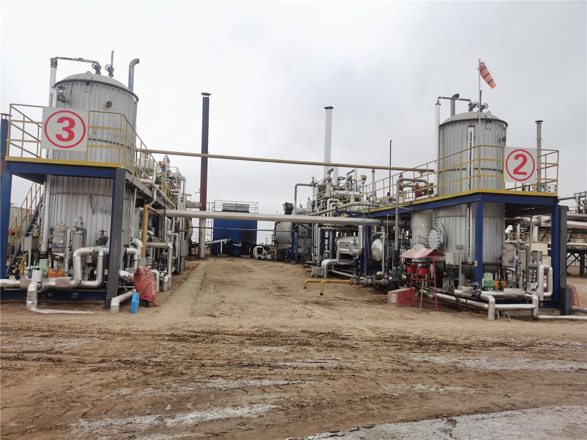 Oil Mud Treatment in Qinghai Oilfield