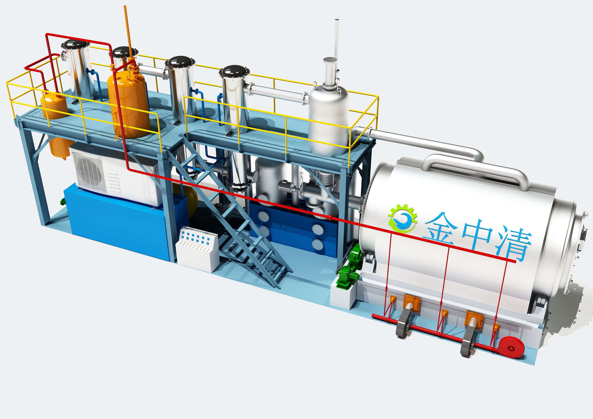 High temperature harmless treatment equipment for biological pollutants